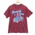 スクリーンスターズ 80s 半袖Tシャツ トラック バーガンディ M | 古着