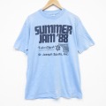 ヘインズ 80s 半袖Tシャツ ライトブルー メンズL相当 | 古着