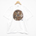 90s 半袖Tシャツ ヘビ ホワイト メンズL相当 | 古着