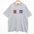 リーバイス 00s 半袖Tシャツ USAロゴ グレー メンズXL相当 | 古着