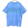 ユニオンベイ 90s 半袖Tシャツ ライトブルー メンズXL相当 | 古着