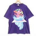 80s 半袖Tシャツ カジノ パープル メンズXL相当 | 古着