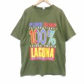 90s 半袖Tシャツ LAGUNA カーキ メンズXL相当 | 古着