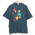 90s 半袖Tシャツ グリーン メンズXL相当 | 古着
