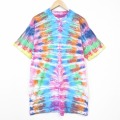 90s 半袖Tシャツ タイダイ ピンク メンズXL相当 | 古着