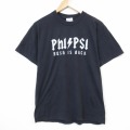 ヘインズ 90s 半袖Tシャツ Phl ブラック メンズL相当 | 古着