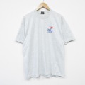 フルーツオブザルーム 90s 半袖Tシャツ ヘリコプター グレー メンズXL相当 | 古着