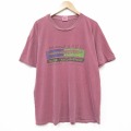 90s 半袖Tシャツ AADE バーガンディ メンズXL相当 | 古着