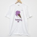 ヘインズ 80s 半袖Tシャツ アイスクリーム ホワイト メンズL相当 | 古着