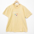 90s 半袖Tシャツ パナマ刺繍 イエロー メンズL相当 | 古着