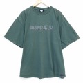 00s 半袖Tシャツ ROCKカレッジ グリーン メンズXL相当 | 古着
