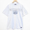 90s 半袖Tシャツ フットボール グレー メンズXL相当 | 古着