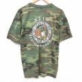 90s 半袖Tシャツ USエアフォース ウッドランドカモ カーキ メンズL相当 | 古着