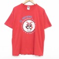 00s 半袖Tシャツ 横田基地 レッド メンズXL相当 | 古着