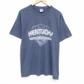 00s 半袖Tシャツ ユースサッカー ネイビー メンズXL相当 | 古着