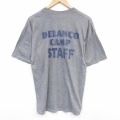 00s 半袖Tシャツ DELANCO 霜降りグレー メンズL相当 | 古着