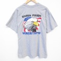 90s 半袖Tシャツ 鳥 グレー メンズXL相当 | 古着