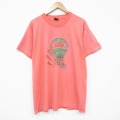 スクリーンスターズ 80s 半袖Tシャツ 気球 ピンク メンズL相当 | 古着