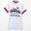 SIGNAL 90s 半袖Tシャツ サンタフェ グレー メンズM相当 | 古着