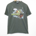 00s 半袖Tシャツ 魚 カーキ メンズM相当 | 古着