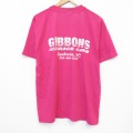 ヘインズ 00s 半袖Tシャツ GIBBONS ピンク メンズXL相当 | 古着