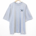 半袖Tシャツ キングサーモン グレー メンズXL相当 | 古着