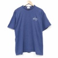 90s 半袖Tシャツ isosport ネイビーボーダー メンズXL相当 | 古着