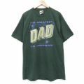 TULTEX 90s 半袖Tシャツ DAD グリーン メンズL相当 | 古着