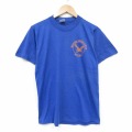 90s 半袖Tシャツ 鳥 ブルー メンズS相当 | 古着