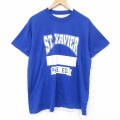 00s 半袖Tシャツ XAVIER リバーシブル ブルー メンズXL相当 | 古着