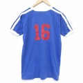 80s 半袖ラグランTシャツ ブルー メンズM相当 | 古着