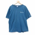 チャンピオン 90s 半袖Tシャツ ワンポイントロゴ グリーン メンズL相当 | 古着