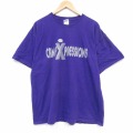 00s 半袖Tシャツ キャンプ ネイビー メンズXL相当 | 古着