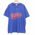ラッセル 00s 半袖Tシャツ ベースボール ブルー メンズXL相当 | 古着