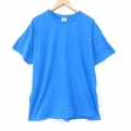 00s 半袖Tシャツ ライトブルー メンズXL相当 | 古着