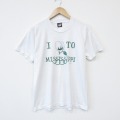 スクリーンスターズ 80s 半袖Tシャツ ミシシッピ ホワイト メンズM相当 | 古着