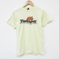 80s 半袖Tシャツ トリケラトプス イエロー メンズS相当 | 古着