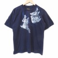 90s 半袖Tシャツ コアラ ネイビー メンズM相当 | 古着