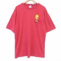 ルーニーテューンズ 90s 半袖Tシャツ トゥイーティー レッド メンズXL相当 | 古着