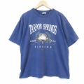 90s 半袖Tシャツ フロリダ ネイビー メンズXL相当 | 古着