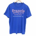 ラッセル 90s 半袖Tシャツ francis ブルー メンズL相当 | 古着