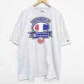 チャンピオン 90s 半袖Tシャツ ビッグロゴ グレー メンズXL相当 | 古着