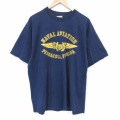 00s 半袖Tシャツ NAVAL ネイビー メンズXL相当 | 古着
