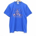 フルーツオブザルーム 90s 半袖Tシャツ PTO ブルー メンズL相当 | 古着