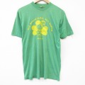 80s 半袖Tシャツ クローバー グリーン メンズM相当 | 古着