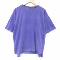 グラミチ 80s 半袖Tシャツ ワンポイントロゴ パープル メンズXL相当 | 古着