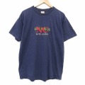 90s 半袖Tシャツ NO刺繍 ネイビー メンズXL相当 | 古着