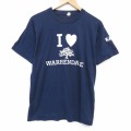 スクリーンスターズ 80s 半袖Tシャツ 木 ネイビー メンズM相当 | 古着