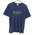 00s 半袖Tシャツ バドワイザー ネイビー メンズL相当 | 古着