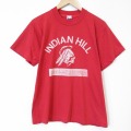 チャンピオン 80s 半袖Tシャツ インディアン レッド メンズL相当 | 古着